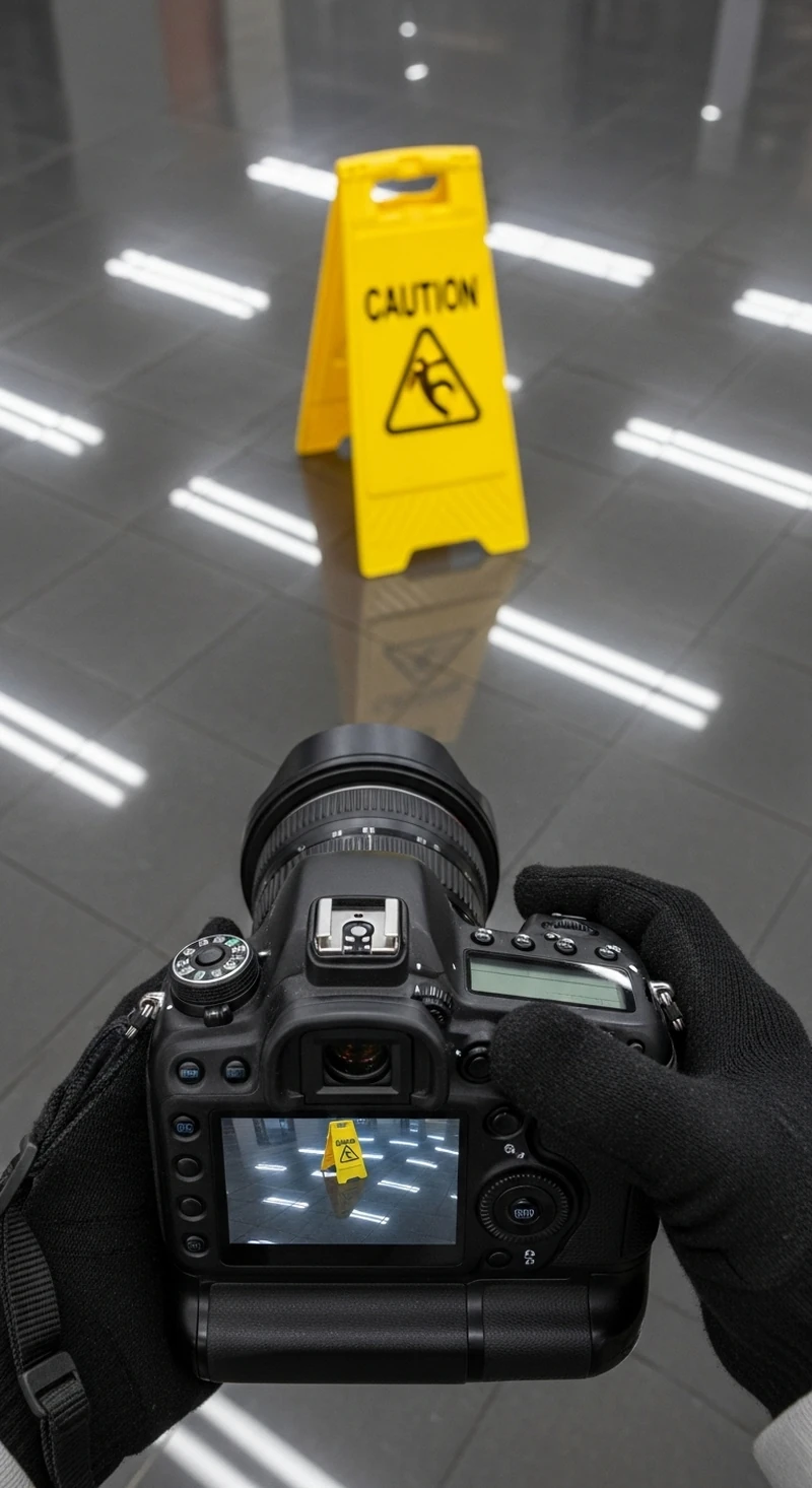 Evidence collection in a premises liability case.