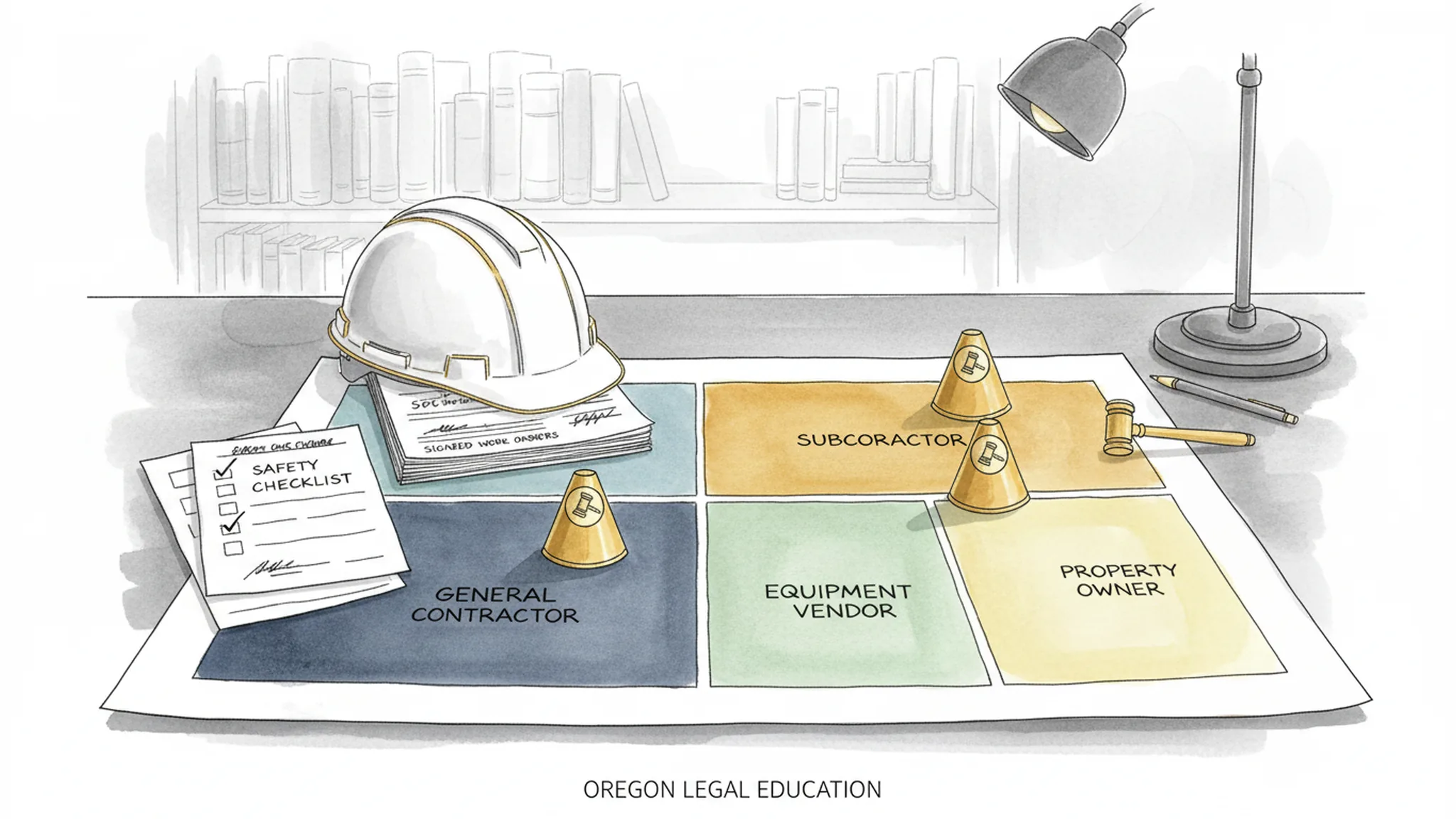 Jobsite Injury With Multiple Contractors: How Fault Gets Split (and Why That Matters to You)