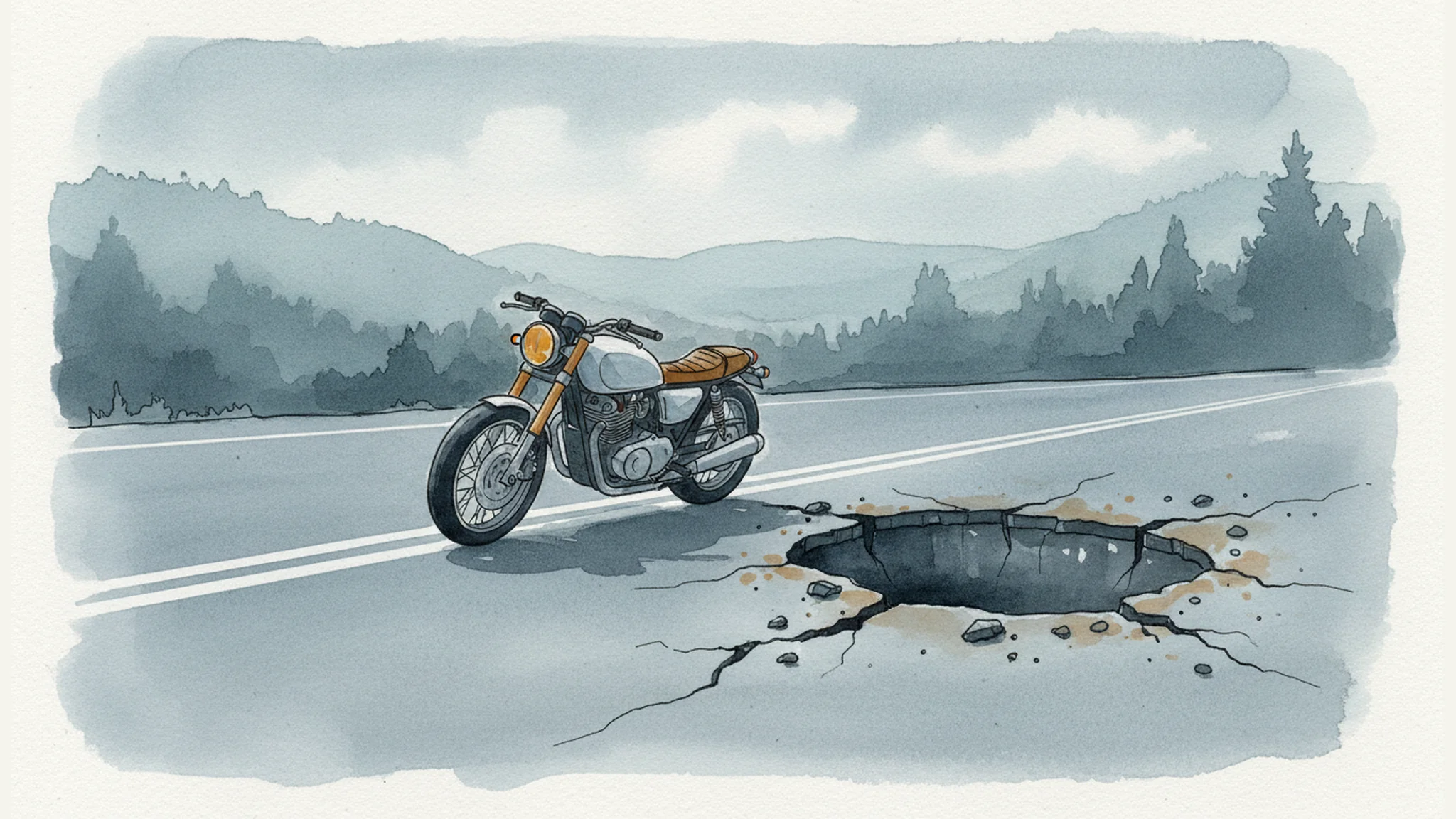 Motorcycle Crash Caused by Road Hazards: Can You Sue the City or State for Poor Maintenance?