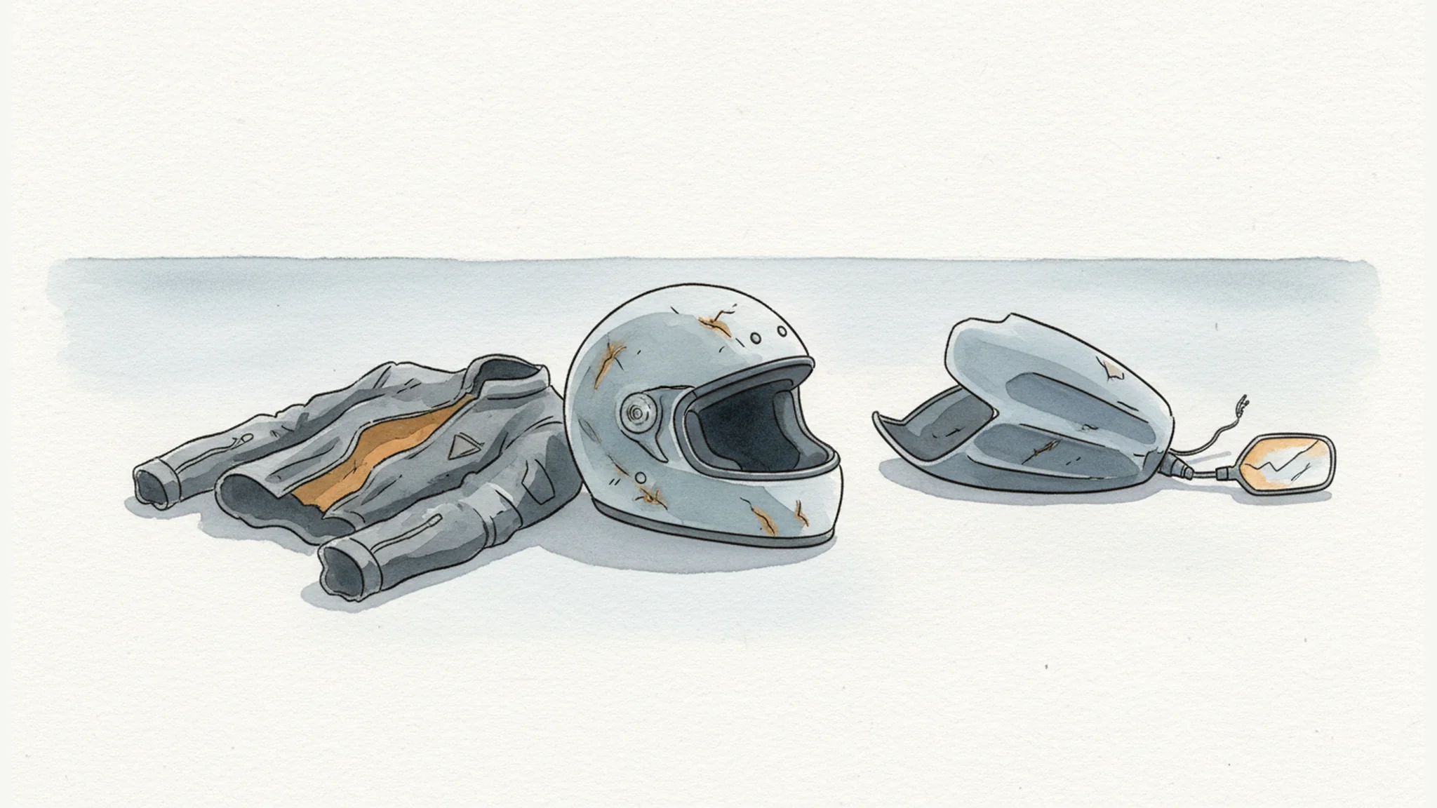 Motorcycle Totaled, Gear Destroyed: Can You Recover Helmet/Jacket/Aftermarket Parts Value?