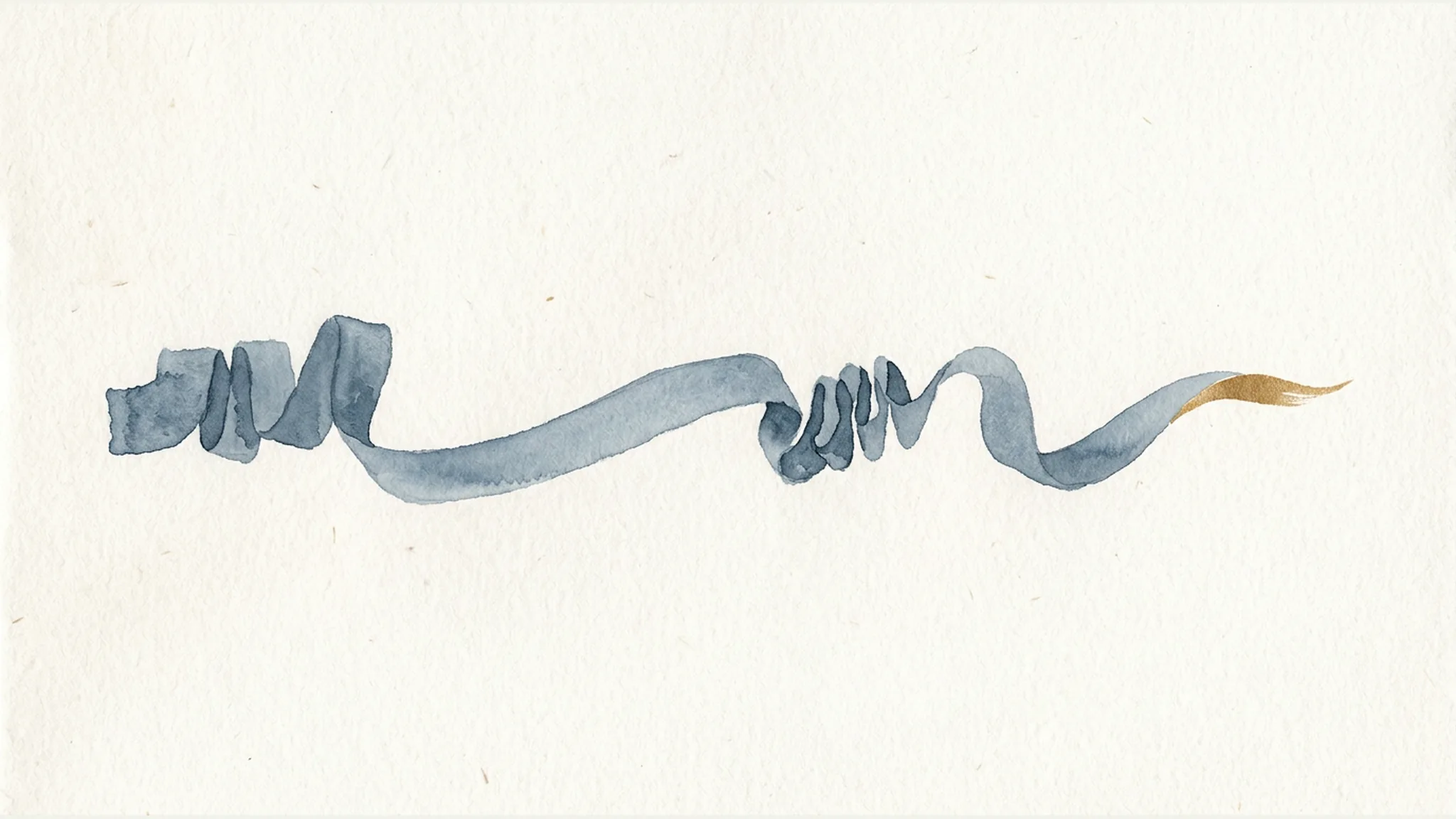 Watercolor ribbon with tight folds and long open stretches illustrating how settlement timing can vary.