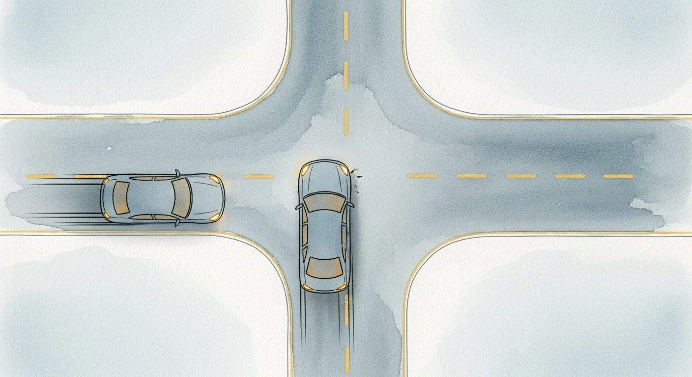 Intersection T-Bone in Portland: Who’s at Fault When Both Drivers Say They Had the Green?