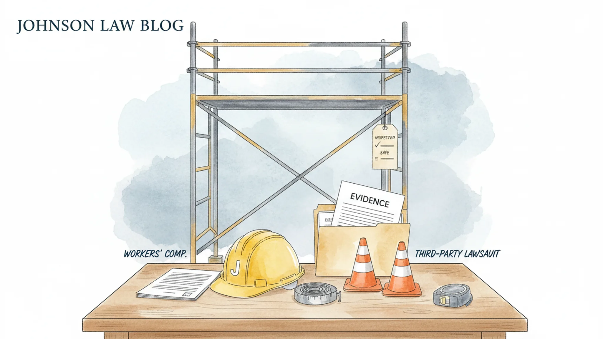 Construction Scaffolding Fall: Workers’ Comp vs. Third-Party Lawsuit Explained Clearly